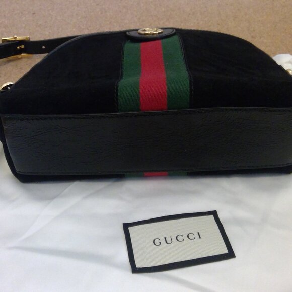 Gucci Ophidia black suede crossbody - Picture 2 of 6